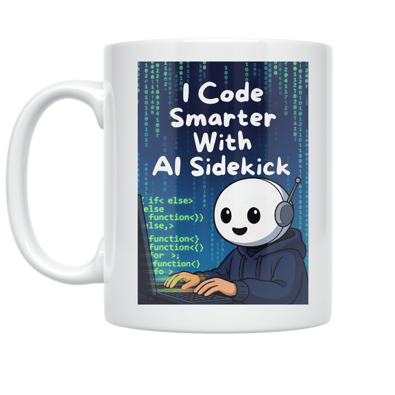 AI Coding Humor - Programmer Enthusiast - 11 oz Ceramic Coffee Mug