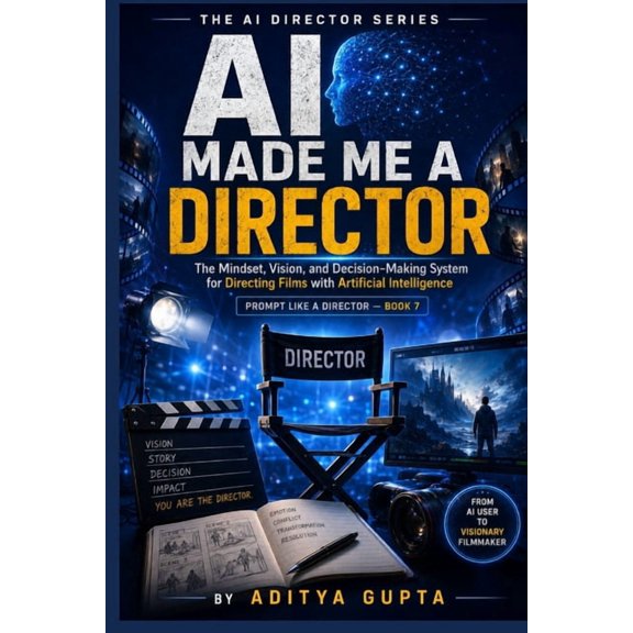 AI Content Creation Mastery Series: Prom AI Made Me a Director: The Mindset, Vision, and Decision-Making System for Directing Films with Artificial Intelligence, (Paperback)
