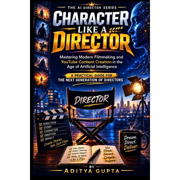 AI Content Creation Mastery Series: Prom Character Like a Director: Mastering Modern Filmmaking and YouTube Content Creation in the Age of Artificial Intelligenc, (Paperback)