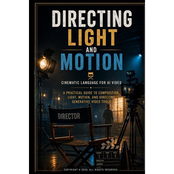 AI Content Creation Mastery Series: Prom Directing Light and Motion: A Practical Guide to Composition, Light, Motion, and Directing Generative Video Tools, (Paperback)