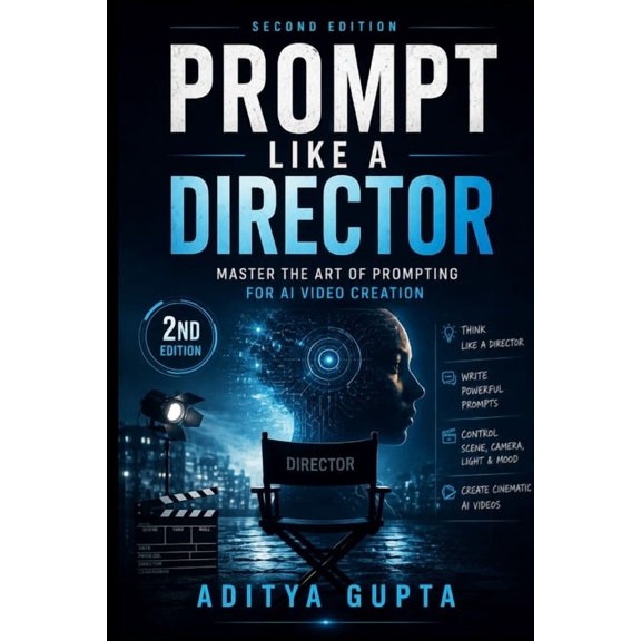 AI Content Creation Mastery Series: Prom Prompt Like a Director: Mastering AI Video Creation in the Age of Native Audio and Autonomous Studios, (Paperback)