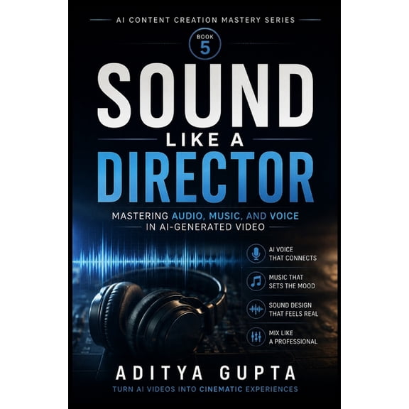 AI Content Creation Mastery Series: Prom Sound Like a Director: Mastering Audio, Music, and Voice in AI-Generated Video, (Paperback)