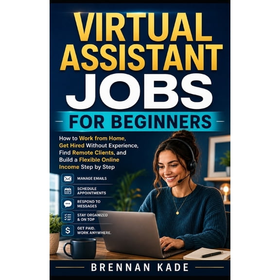 AI Creator Income Virtual Assistant Jobs for Beginners: How to Work from Home, Get Hired Without Experience, Find Remote Clients, and Buil, Book 2, (Paperback)