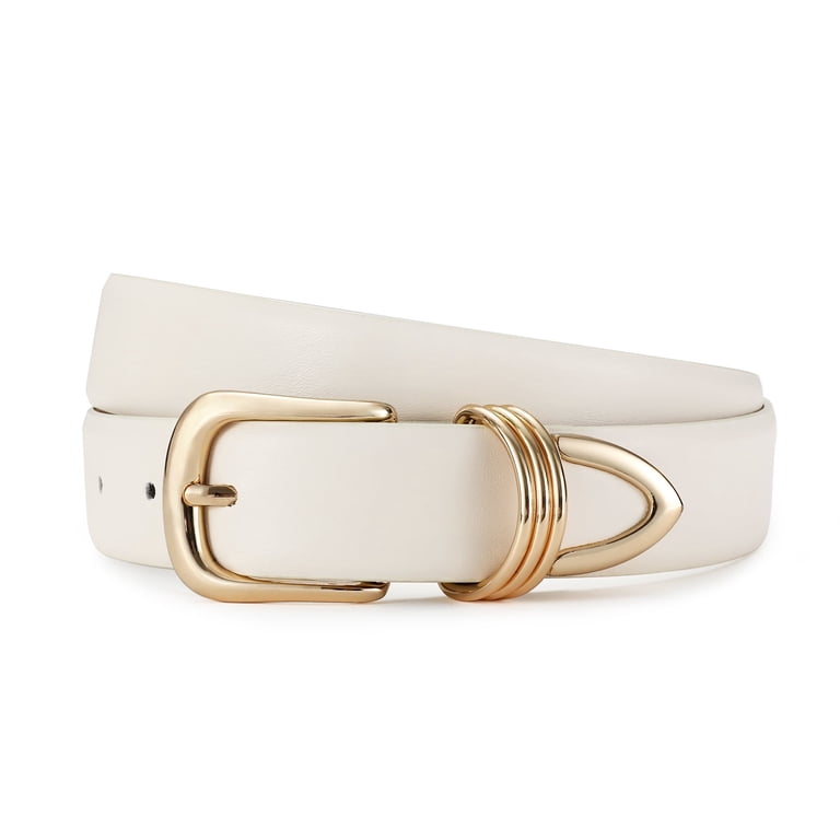 AI DEEBLUE Belts for Women with Gold Buckle Faux Leather  display picture 1