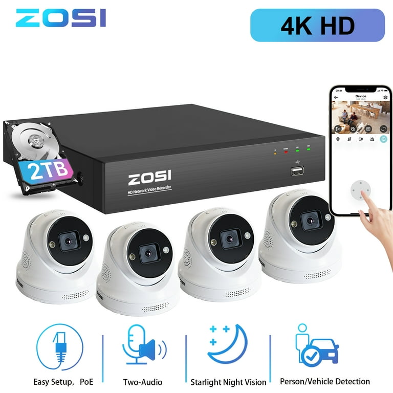 Record Zosi Camera System Manual Zosi View Manual ZOSI 16CH 4K