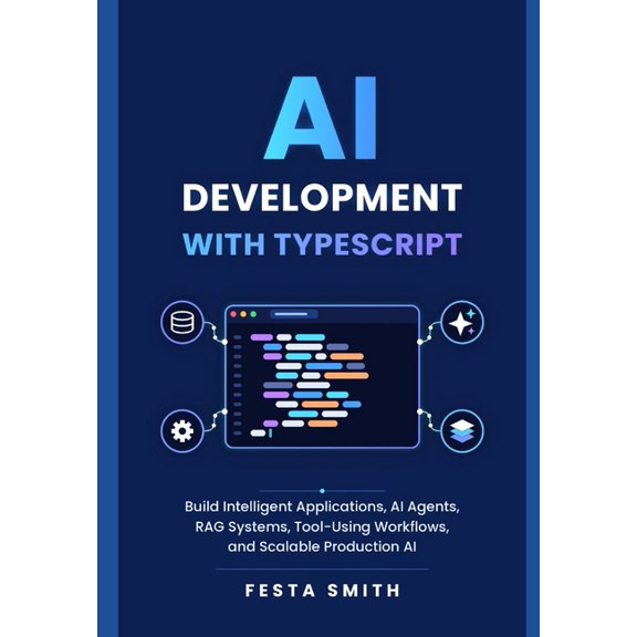 AI Development with TypeScript: Build Intelligent Applications, AI Agents, RAG Systems, Tool-Using Workflows, and Scalab, (Paperback)