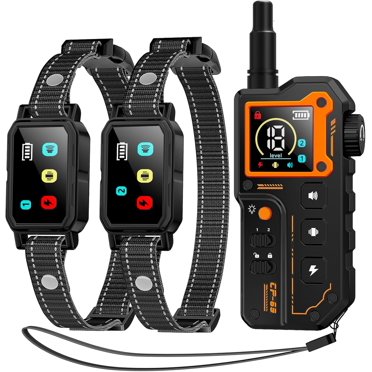 DT-61 Dog Training Collar With Remote – 3300FT Range, IPX7 Waterproof, Green