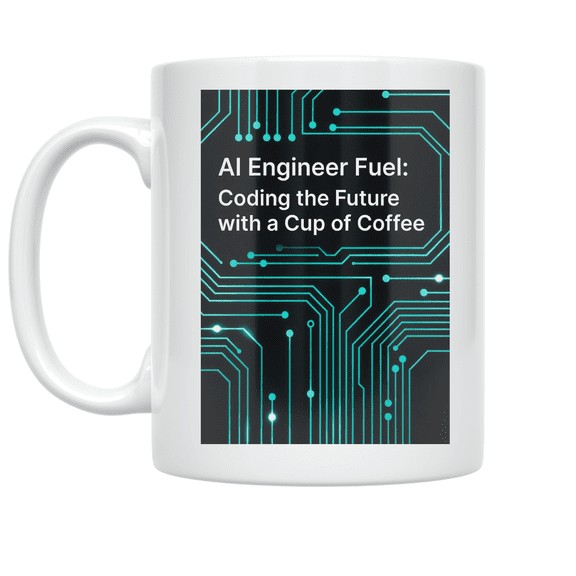 AI Engineer Fuel: Coding the Future - Tech Enthusiast - 11 oz Ceramic Coffee Mug