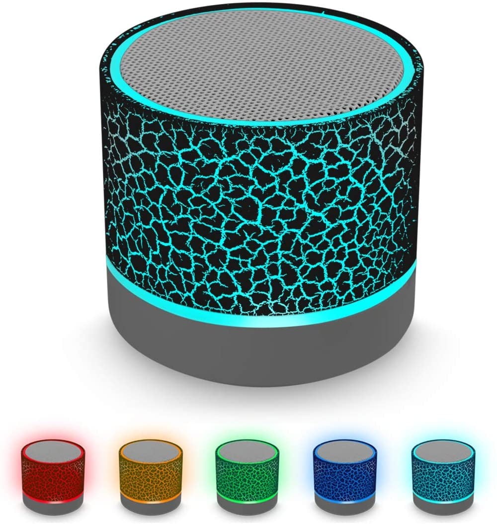 AI Enhanced Super Bass Portable Wireless Bluetooth Speaker with LED ...