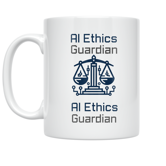 AI Ethics Guardian Design - Tech Enthusiast - 11 oz Ceramic Coffee Mug