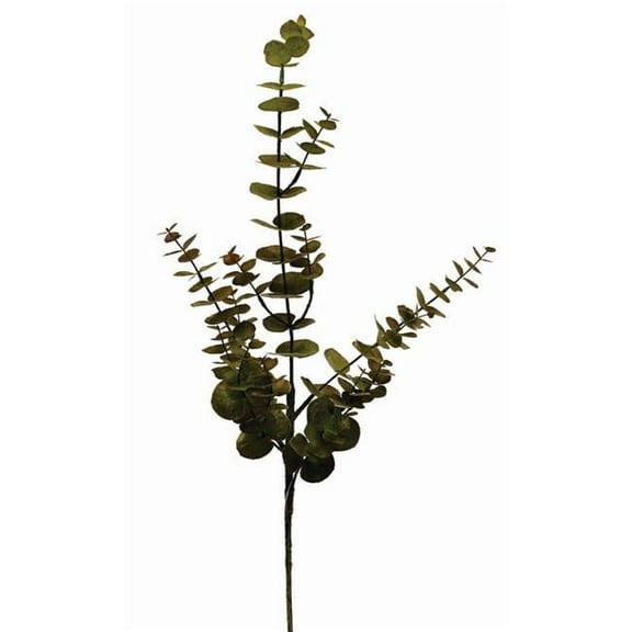 AI-FL1392GBR-Q12 31 in. Eucalyptus Stem Faux Plants & Trees, Green - Set of 12