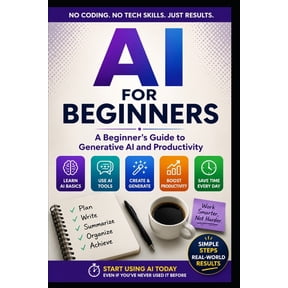 AI for Beginners AI For Beginners: A Practical Guide to Generative AI, Productivity, and Using AI with Confidence, Book 1, (Paperback)