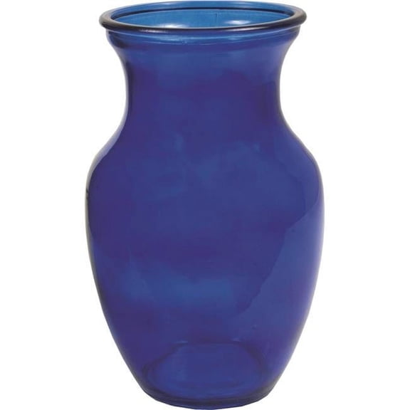 AI-GL403CO-Q04 8 in. Cobalt Blue Utility Glass Vase - Set of 4