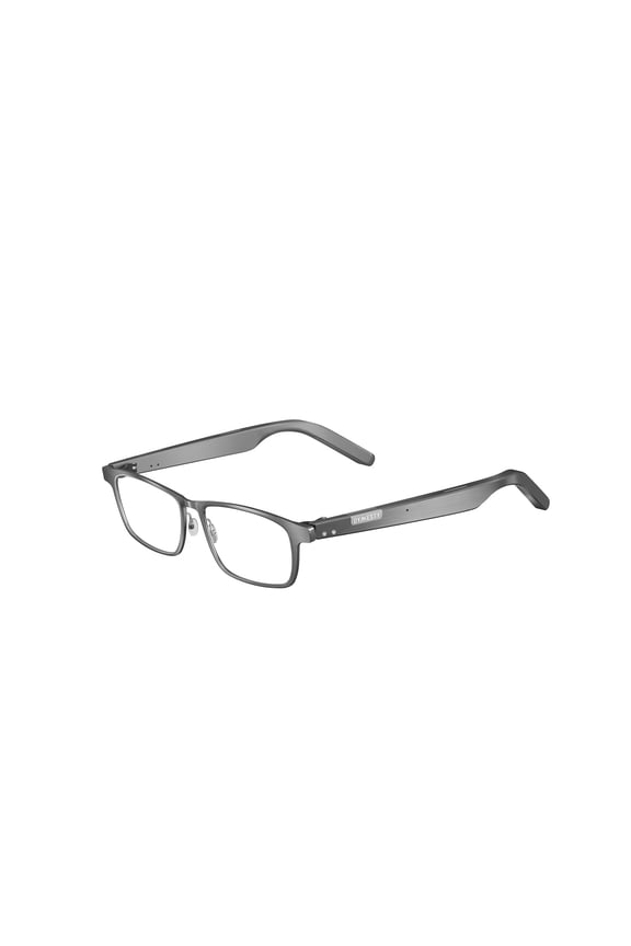 AI Smart Glasses,Titanium Frame,Real-Time Translation,Recording Glasses with ChatGPT,Bluetooth Audio Glasses, 48H Battery Life for Men and Women,Black