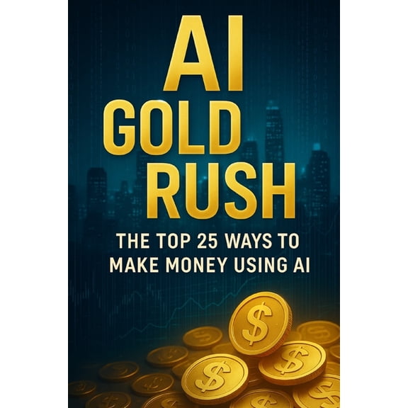 AI Gold Rush: The Top 25 Ways to Make Money Using AI: Step-by-Step Methods to Build Income Streams with Artificial Intel, (Paperback)