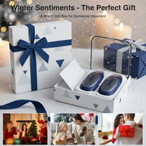 AI Hand Warmers Rechargeable 2 Pack, AI Smart Chips Electric Hand Warmers, 20Hrs Long Safe Heat, Portable Pocket Heater, Gifts for Christmas, Outdoor, Hunting, Golf, Camping Accessories