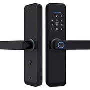 AI Home Tech Anti-Theft Biometric Fingerprint Electronic Touch Keypad Password Smart Door Lock