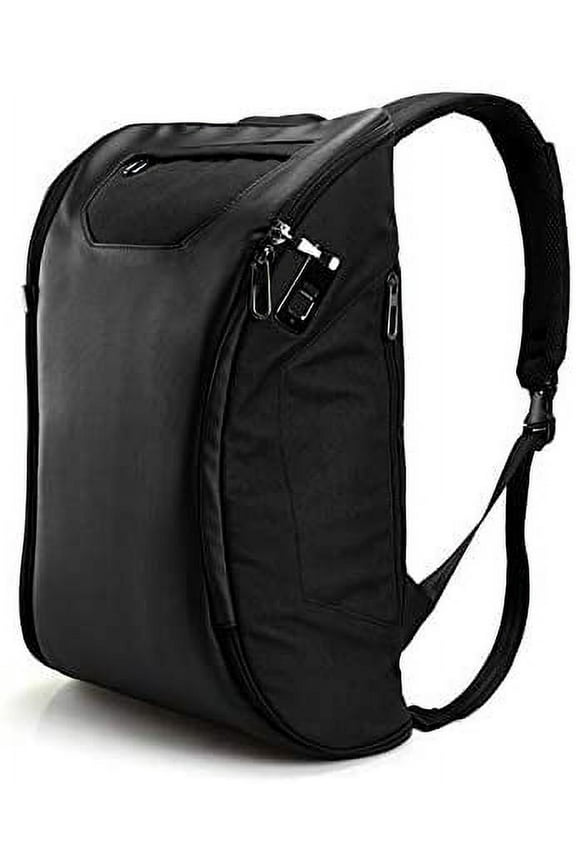 AI Home Tech Anti Theft Fingerprint Lock Smart Travel Laptop Backpack, Black