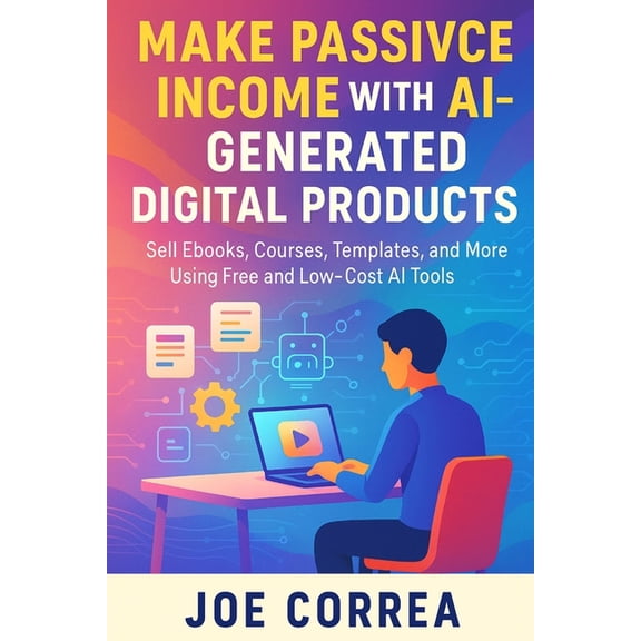 AI Income Empire Make Passive Income With AI-Generated Digital Products: Sell Ebooks, Courses, Templates, and More Using Free and Low-Cos, Book 4, (Paperback)
