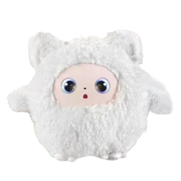 Intelligent Interactive Plush Toy ChatGPT, with Vibration/Tactile Perception and Children's Emotions, multilingual Companions, Interactive Games, Memory Trning (White)