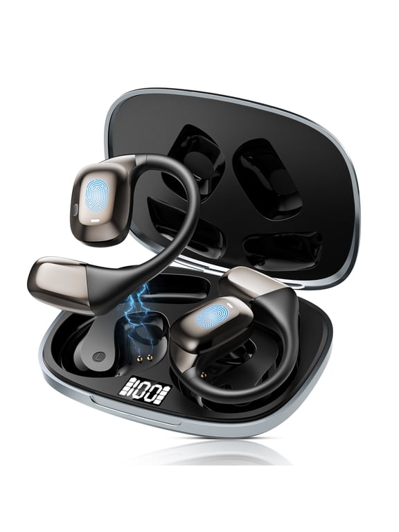 AI Translation Earbuds Real Time, 144 Language Translator Earbuds Wireless Bluetooth Earbuds for Music, Calls, Travel, Work and Language Learning