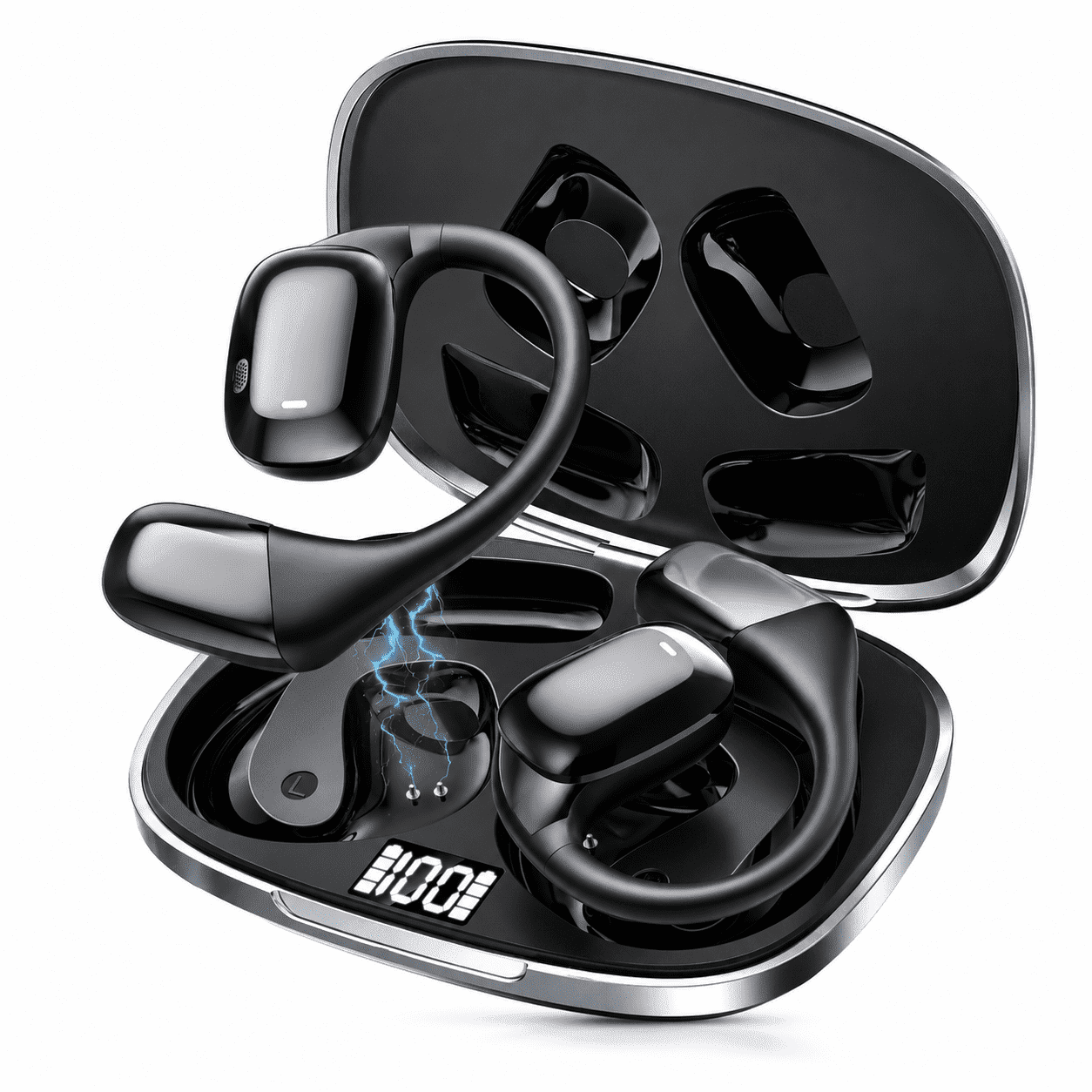 AI Translation Earbuds, Real-Time 144-Language Translator Earbuds with App for iOS & Android, 3-in-1 Wireless Bluetooth Earbuds for Travel, Business & Language Learning