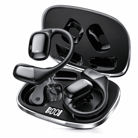 AI Translation Earbuds, Real-Time 144-Language Translator Earbuds with App for iOS & Android, 3-in-1 Wireless Bluetooth Earbuds for Travel, Business & Language Learning