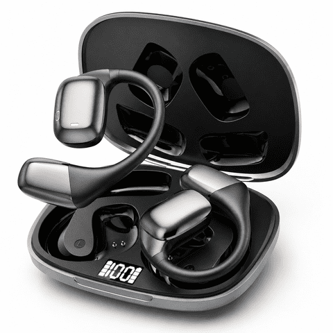 AI Translation Earbuds Real Time, 144 Language Translator Earbuds Wireless Bluetooth Earbuds for Music, Calls, Travel, Work and Language Learning