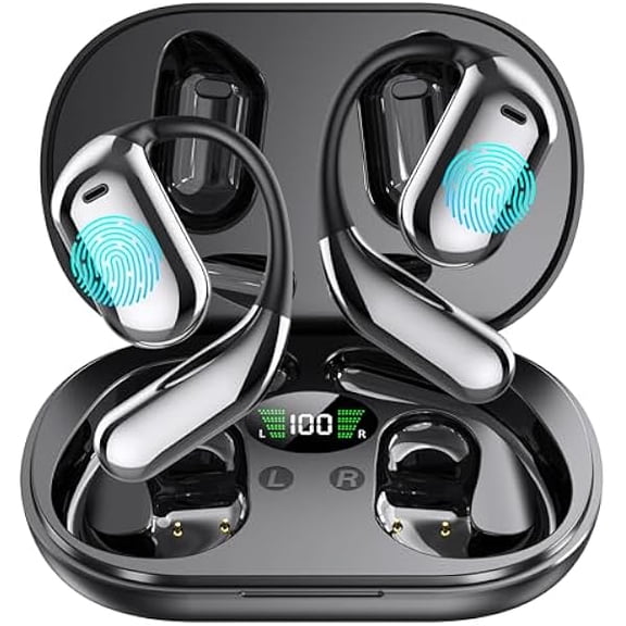 AI Language Translation Earbuds, 3-in-1 AI Wireless Translator Earbuds Real Time Translating Earbud for 144 Languages, HF Sound, Bluetooth 5.4 Headphones for Travel Sport Business (Black)