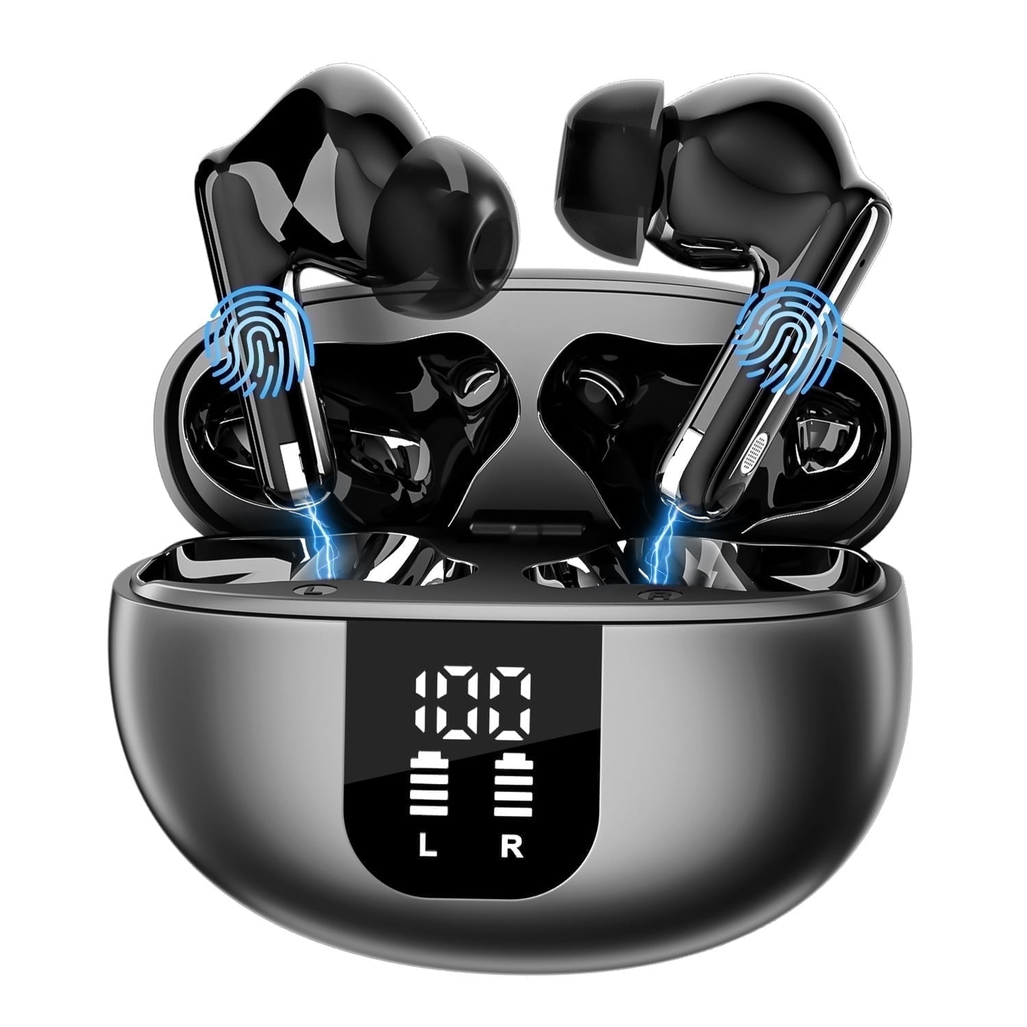 AI Language Translation Earbuds Real-Time for 144 Languages & Accents ,Wireless Bluetooth Headphones Translator Device with APP iOS & Android for Travel & Learning