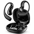 thumbnail image 1 of AI Translation Earbuds Real Time, 164 Language Translator Earbuds, 4-in-1 Bluetooth Earbuds Pro, Open-Ear Translator headphones with No Subscription , 60H Playtime for Travel Work Learning, 1 of 14