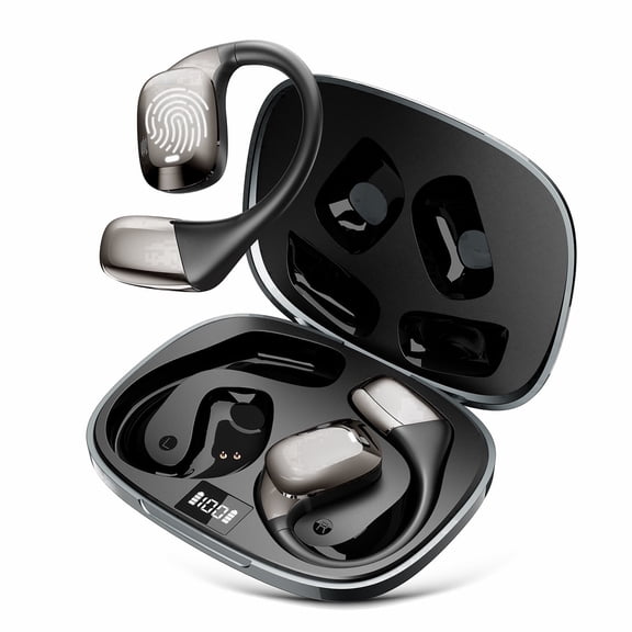 AI Translation Earbuds Real Time, Translator Earbuds for 144 Languages, Open-Ear Language Translator Earbuds with Clear Voice Pickup, 3-in-1 Headphones for Travel, Business, Learning, Ios & Android