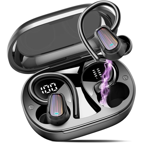AI Language Translation Earbuds Real Time, 3-in-1 Translator Earbuds with 6 Translation Modes/164 Language, 50H Bluetooth 5.4 Headphones Translating Device for Travel/Business//Leaning, Black