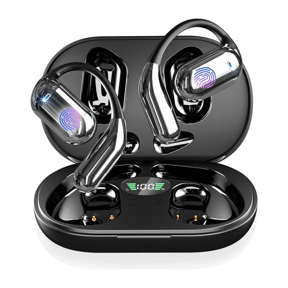 AI Language Translation Headphones Real-Time 144 Languages & Accents, Wireless Clip-on Headphones Bluetooth 5.4 for iOS Android, for Travel, Business & Learning,Workout Sport