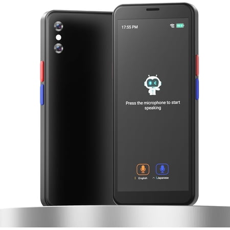 AI Language Translator Device,Voice Recorder,Two Way Real-Time Voice Translation,Support 139 Languages,ChatGpt Online/Offline,Recording&Photo Translation with 6inch HD Touch Screen (Gray)