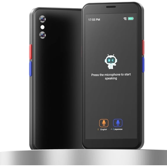 AI Language Translator Device,Voice Recorder,Two Way Real-Time Voice Translation,Support 139 Languages,ChatGpt Online/Offline,Recording&Photo Translation with 6inch HD Touch Screen (Gray)