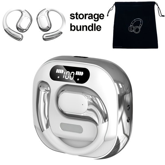 AI Language Translator Earbuds, OWS Wireless 5.2 Open-Ear Buds with Real-Time 144-Language Translation for Travel, Business & Learning, 3-in-1 Bluetooth Headphones, Audifonos, Noise Cancelling