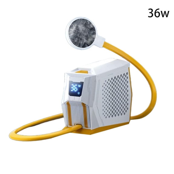 AI Liquid Cooling Phone Cooler, -9C Magnetic Cell Phone Radiator with Digital Screen & 12N Magnet, 36W Pro Version for Gaming Phone, Supports Wireless Charging & 1.5m Hose