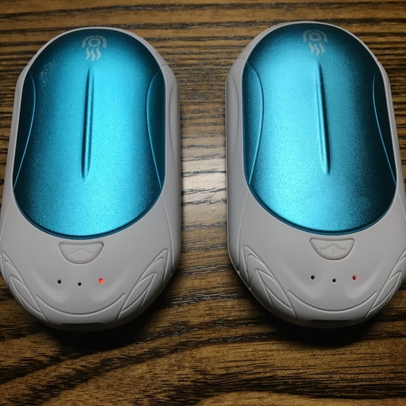 AI Magnetic Hand Warmer 2pcs Set, 6000mAh Rechargeable Electric Hand Warmer, 8-Hour Safe Heating, Portable Pocket Warmer, Winter Outdoor Hunting & Camping Accessory, Warm Gift for Men & Women