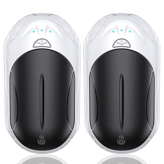 AI Magnetic Hand Warmer 2pcs Set, 6000mAh Rechargeable Electric Hand Warmer, 8-Hour Safe Heating, Portable Pocket Warmer, Winter Outdoor Hunting & Camping Accessory, Warm Gift for Men & Women