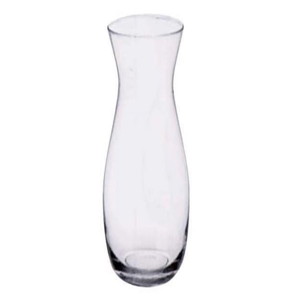 AI-N4049-Q12 9 in. Jordan Clear Glass Vase - Set of 12
