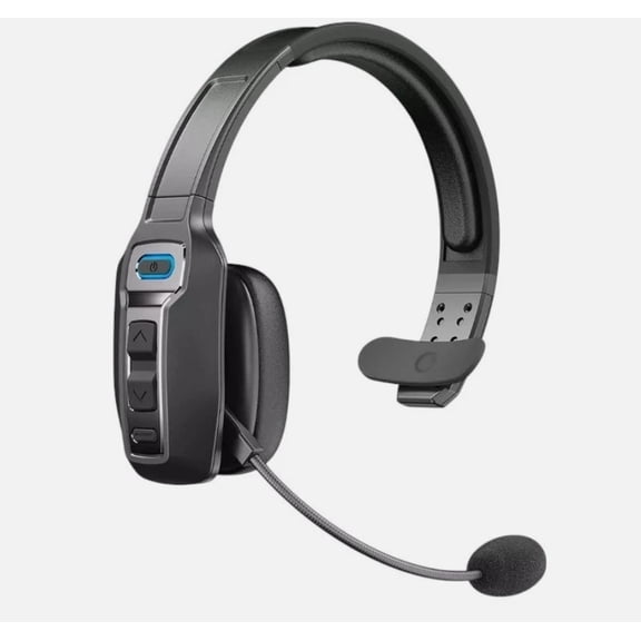 AI Noise Cancelling Trucker Headset Wireless Bluetooth 5.2 with Microphone, 60H Battery, Dual Device Connection for Phone, PC, Laptop, Call Center