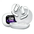 thumbnail image 1 of AI OWS Translator Earbuds, Leather Language Translator Earphone 144 Languages ONE Year Free Subscription, 3-in-1 Real-Time Translation Device（White）, 1 of 8