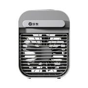 AI Portable Air Conditioners Fan, Evaporative Mini Air Cooler, Misting Humidifier Personal Air Cooler Cooling Fan with Large Water Tank 1000 ML for Home Room Office