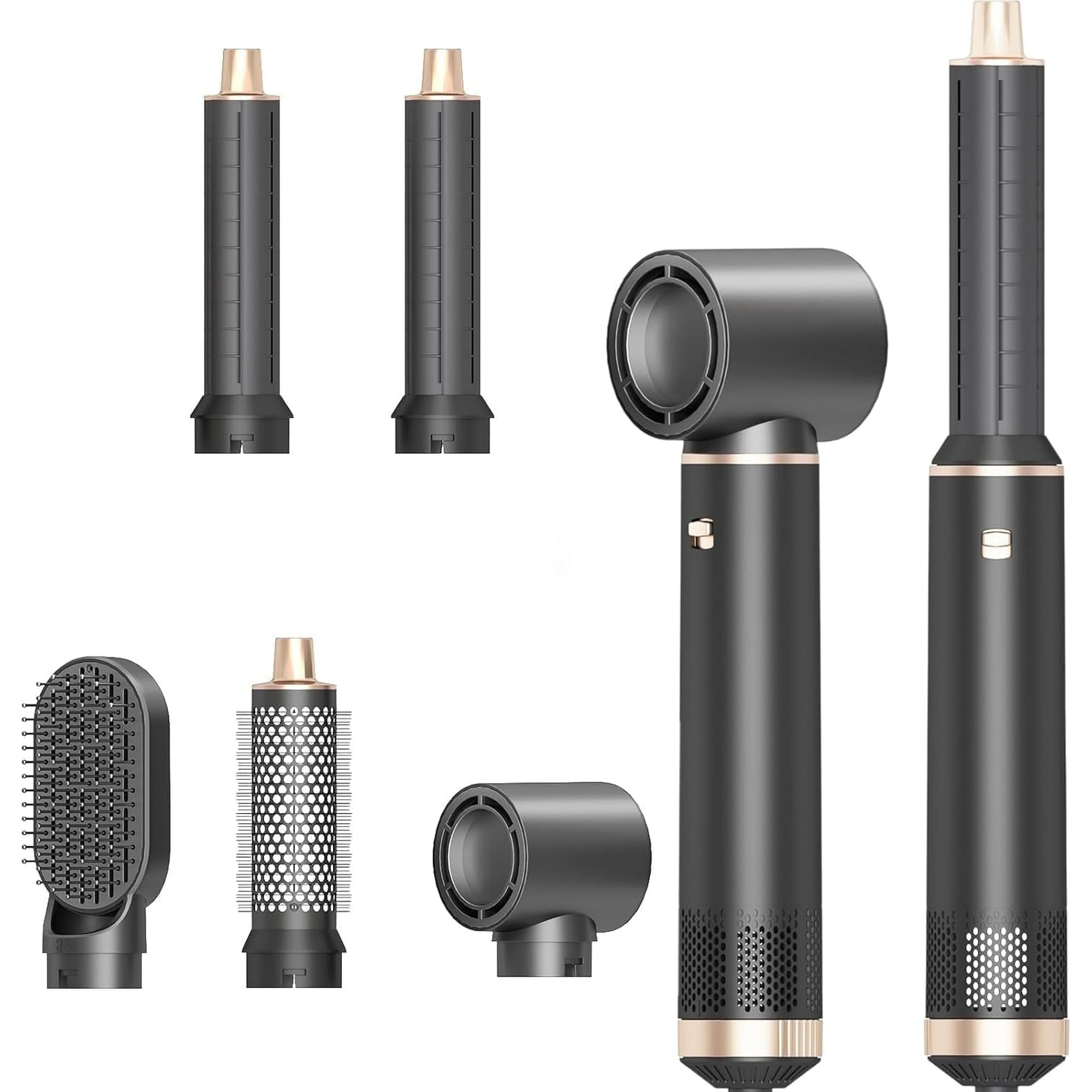 YSZZYSM Hair Dryer 5-in-1 Brush with Hot Air Curling & Negative Ion Technology - Versatile Styler for Drying, Curling, Straightening, and Volume Boosting