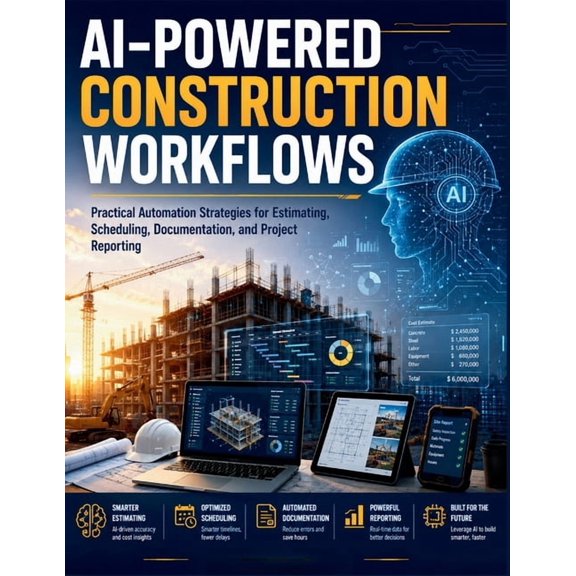 AI-Powered Construction Workflows: Practical Automation Strategies for Estimating, Scheduling, Documentation, and Projec, (Paperback)