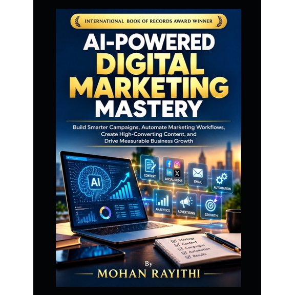 AI-Powered Digital Marketing Mastery: Build Smarter Campaigns, Automate Marketing Workflows, Create High-Converting Cont, (Paperback)