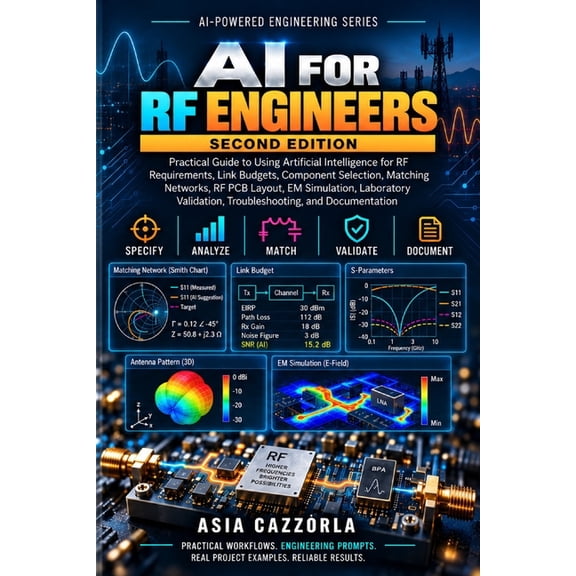 AI-Powered Engineering AI For RF Engineers (II Edition): Practical AI-Assisted Workflows for RF Design, Simulation, Measurement, and Debugging, Book 4, (Paperback)