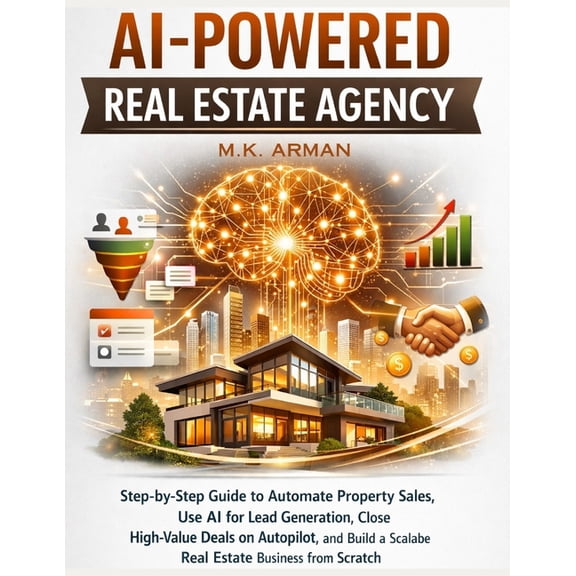 AI-Powered Agency AI-Powered Real Estate Agency: Step-by-Step Guide to Automate Property Sales, Use AI for Lead Generation, Close High-Val, Book 4, (Paperback)