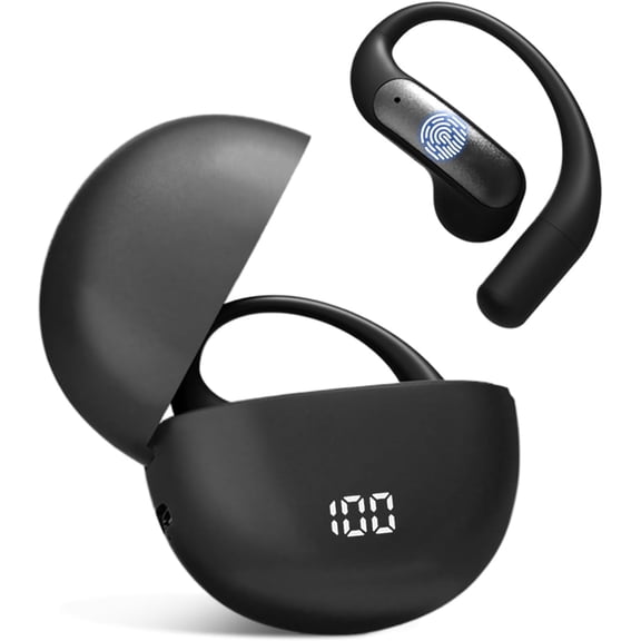 AI-Powered Translation Earbuds, 2025 3-in-1 Translator Earbuds Real Time with 3 Translation Modes, Low Latency Translating Device for Travel/Business/Leaning (Deep Black)